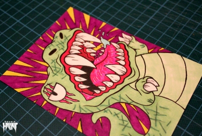 T-Rex Sketch Card